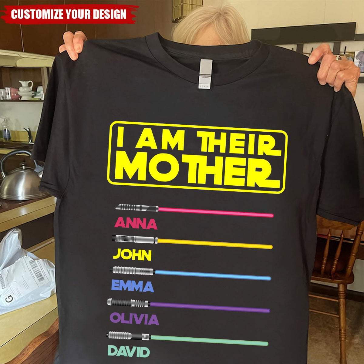 I Am Their Father/Mother - Personalized T-Shirt, Gift For Father's Day, Mother's Day