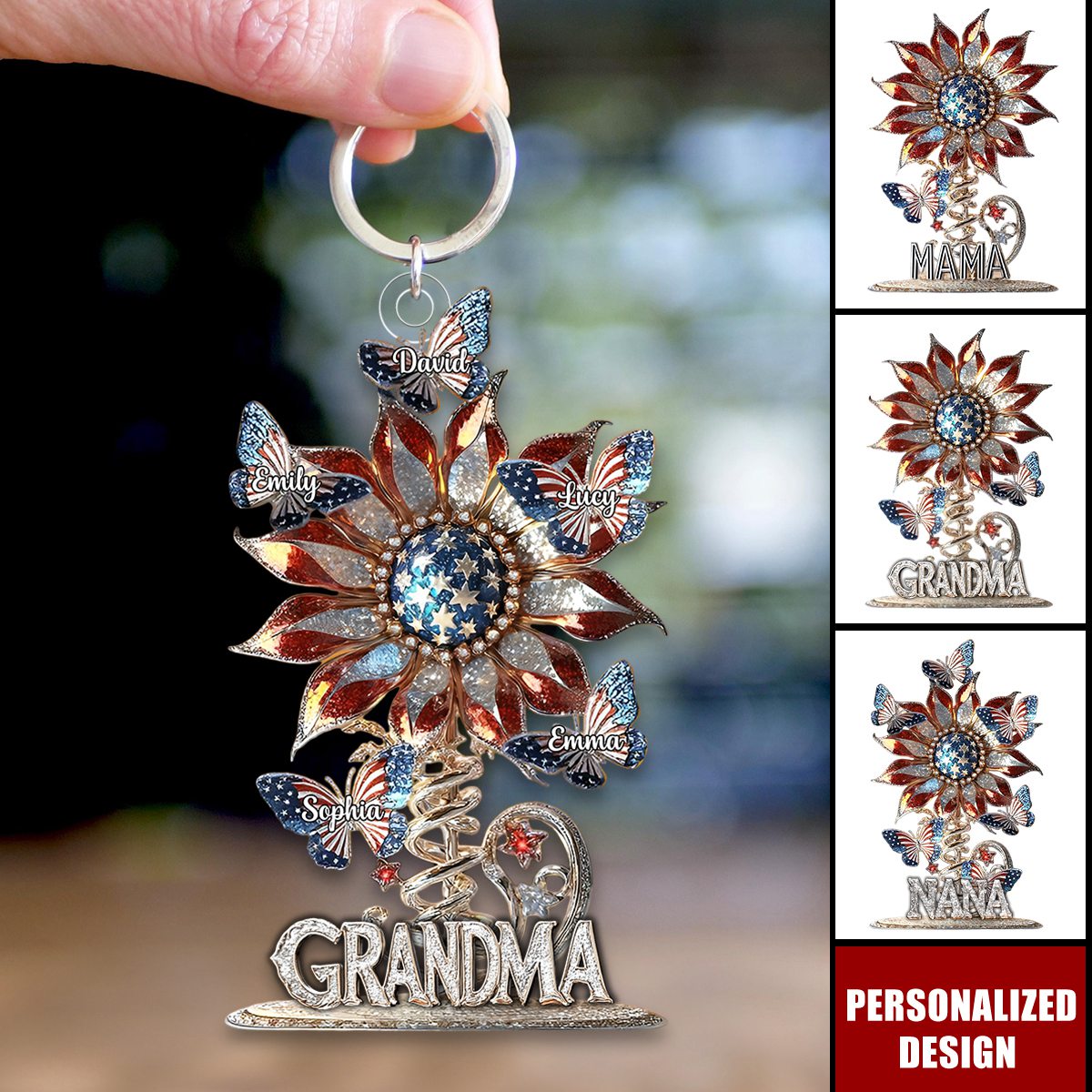Best Mom Ever - Personalized Mother Custom Shaped Acrylic Keychain