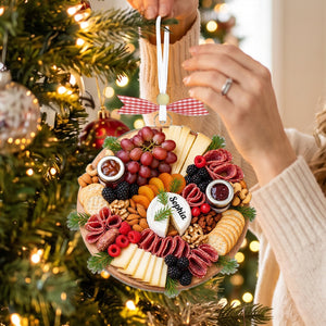 Custom Christmas Charcuterie Board Ornament