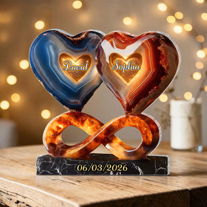 Personalized Acrylic Plaque For Couples, Anniversary Gifts, Gift For Him Or Her