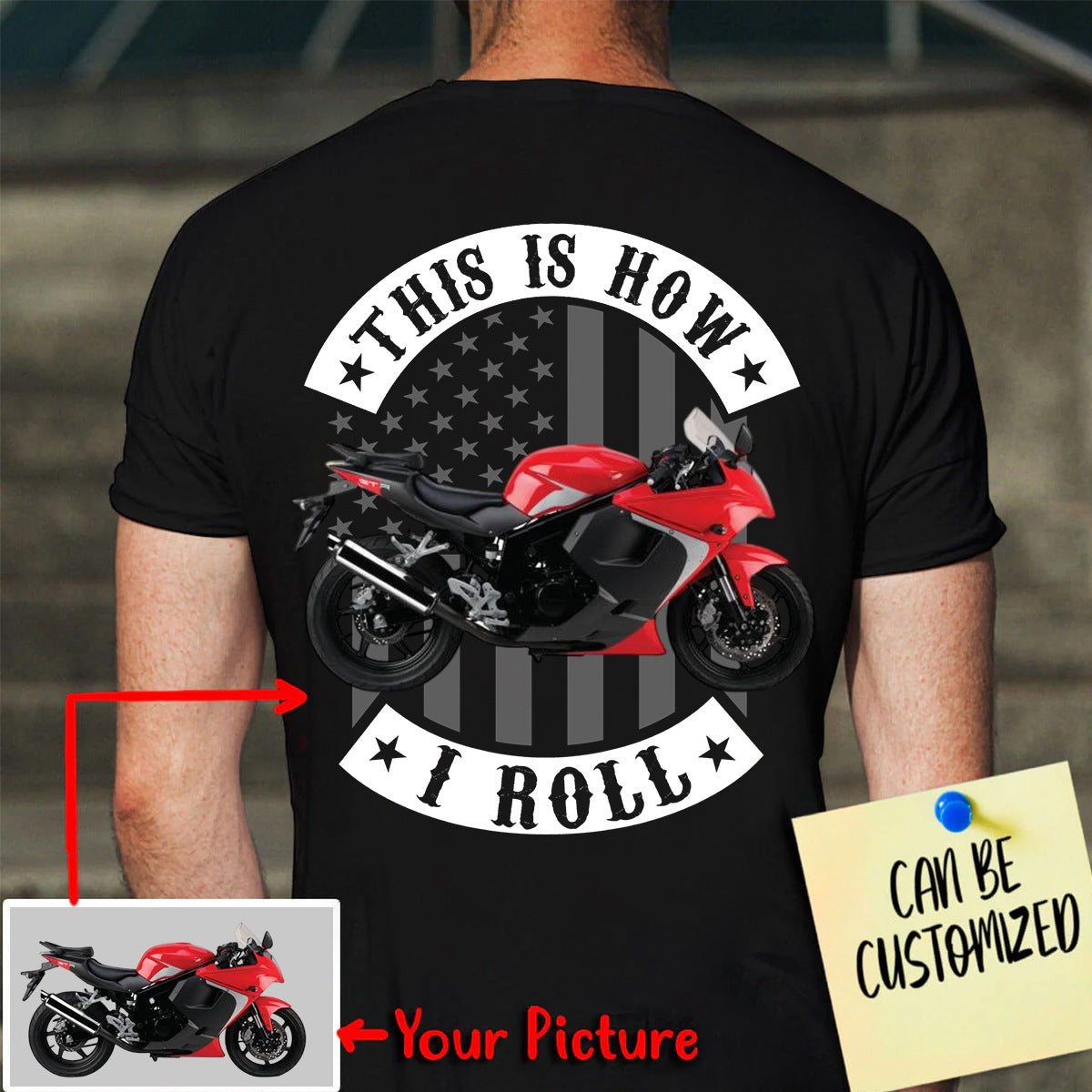 Personalized This Is How I Roll Shirt, Custom Vehicle Photo Shirt
