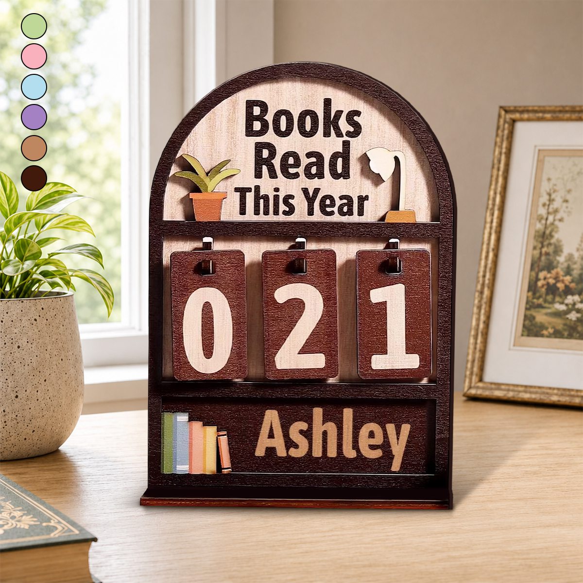 Books Read This Year Counter - Custom Books Read Tracker