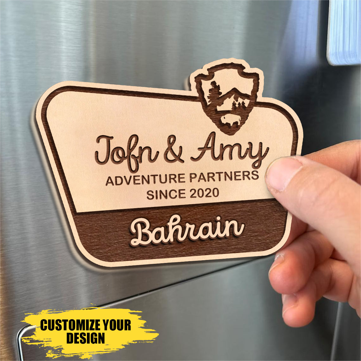 My Adventure Family - Personalized Family Fridge Magnet