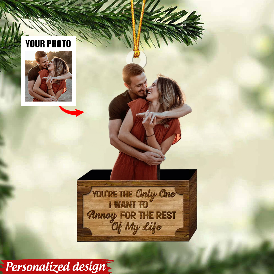 Personalized Custom Photo Mica Ornament