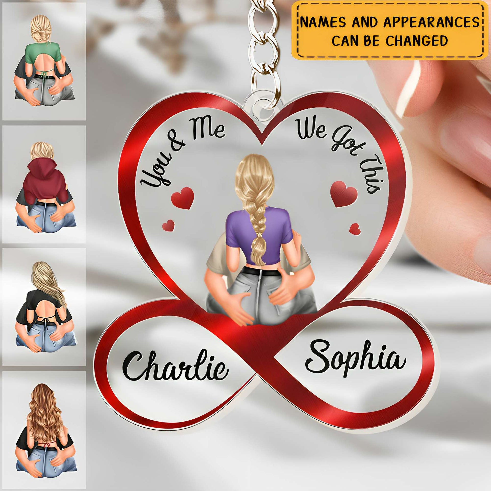 You & Me We Got This Couples - Personalized Acrylic Keychain