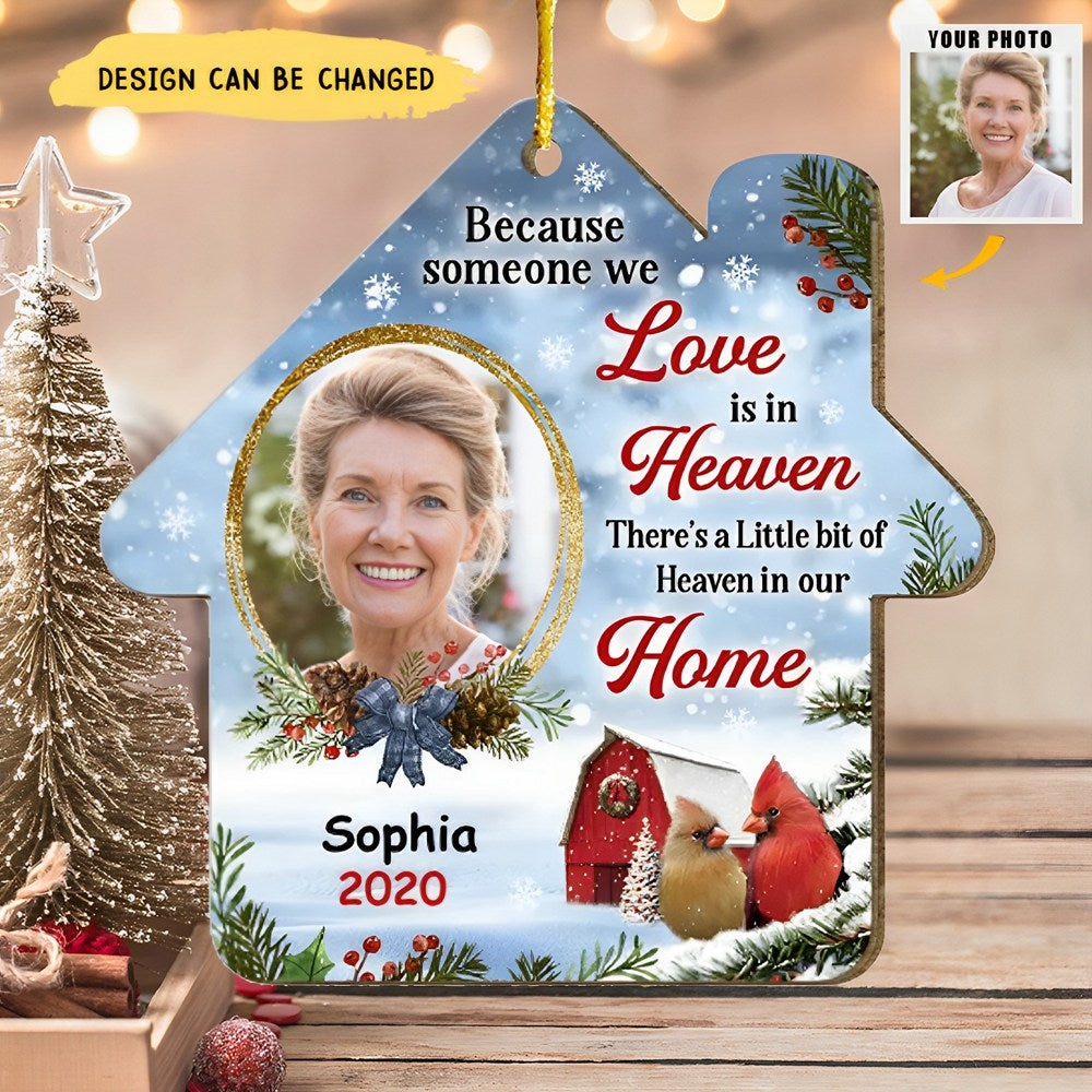 Memorial Gift Cardinal Someone We Love Is In Heaven Ornament