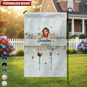 Personalized "Mommy’s Garden" Garden Flag, Gift For Mother's Day