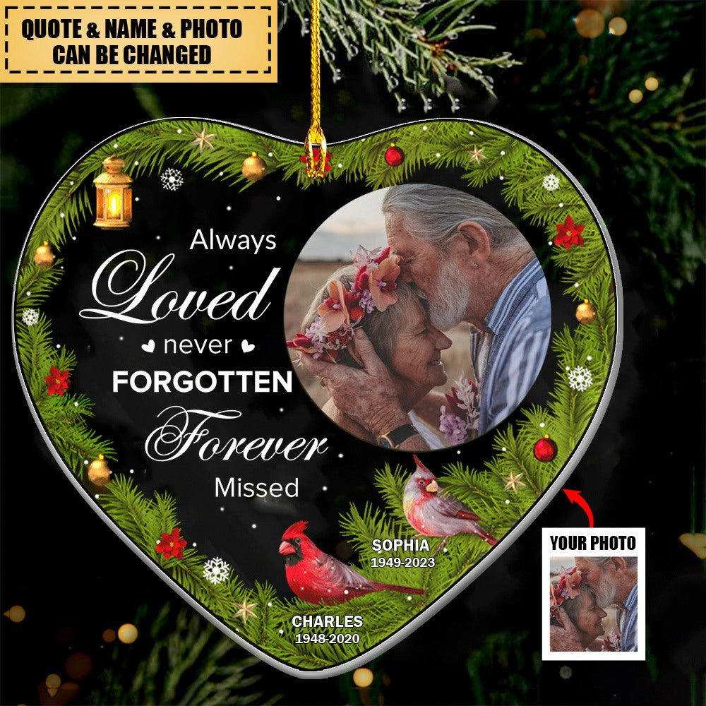 Custom Photo I Know Heaven Is A Beautiful Place-Personalized Ornament Gift