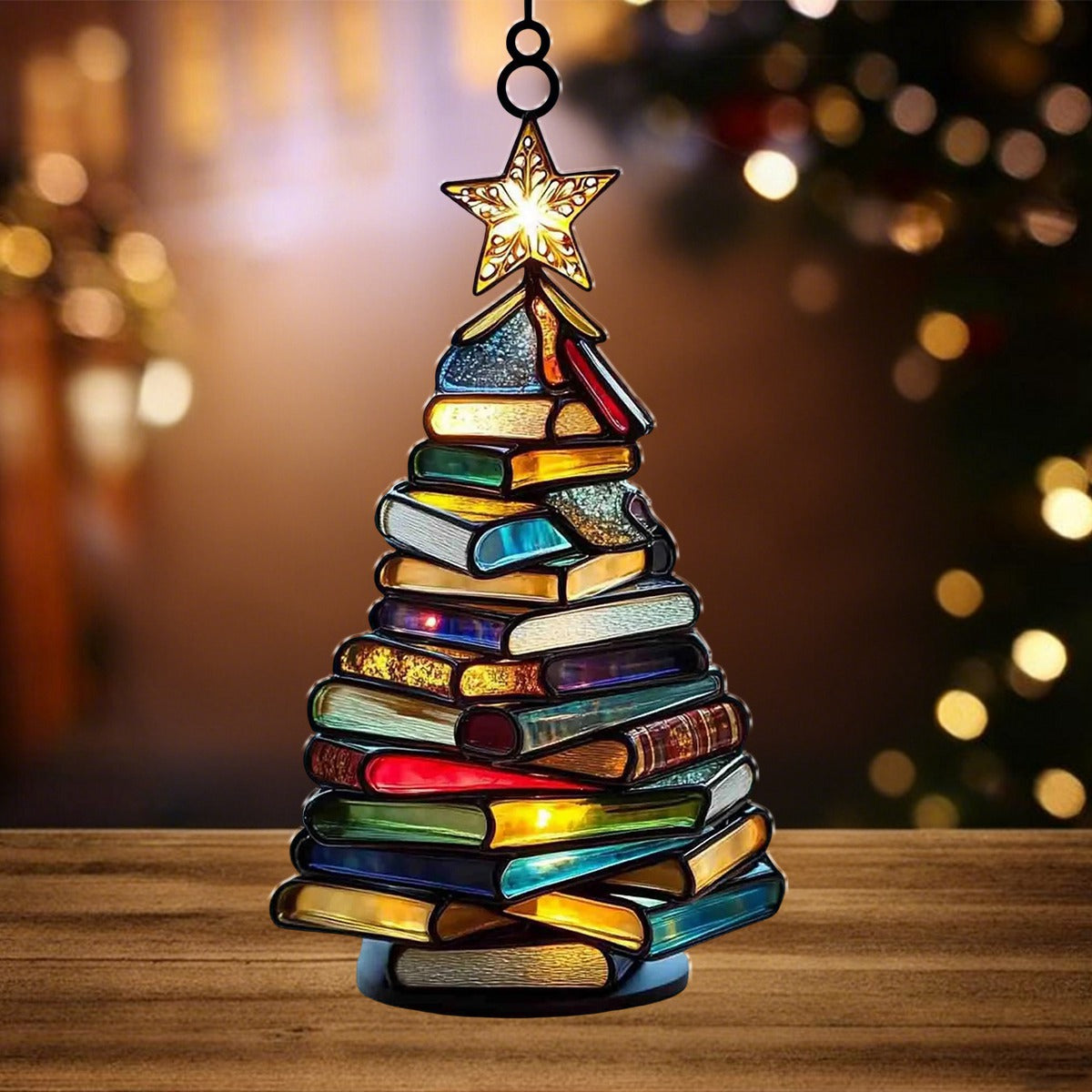 Christmas Book Tree Ornament, Christmas Gifts For Book Lovers