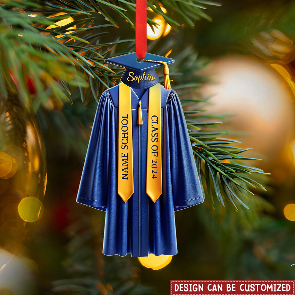 Graduation Memory Ornament, Acrylic Graduate Pendant Decor, 3.5 Inches Graduation Memory Ornament, Acrylic Graduate Pendant Decor, 3.5 Inches