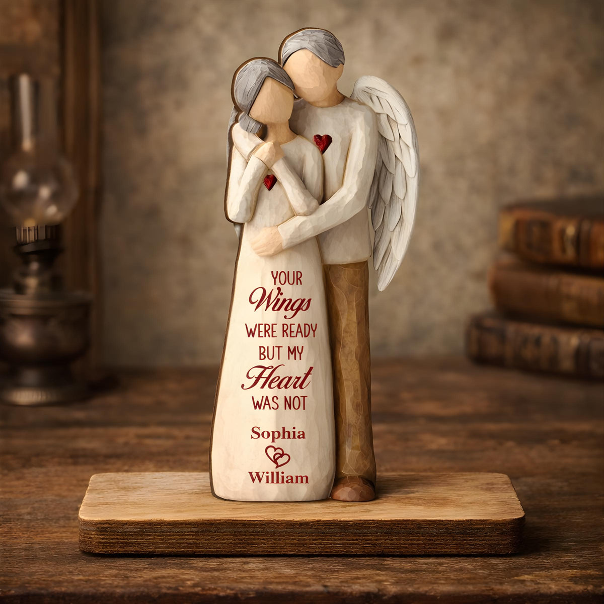 Personalized Always On My Mind Forever In My Heart Wood Plaque