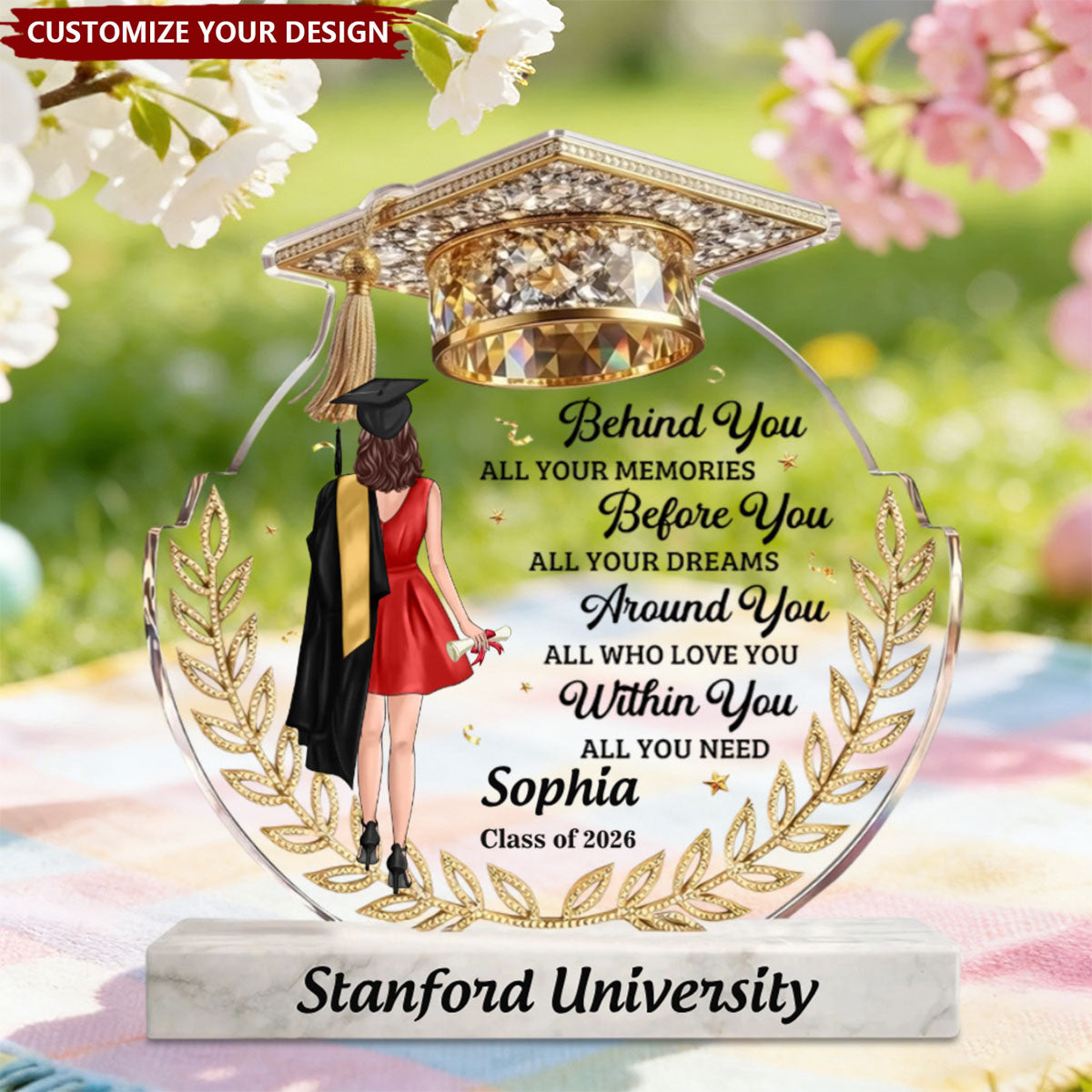 Before You All Your Dreams -  Personalized Custom Acrylic Plaque