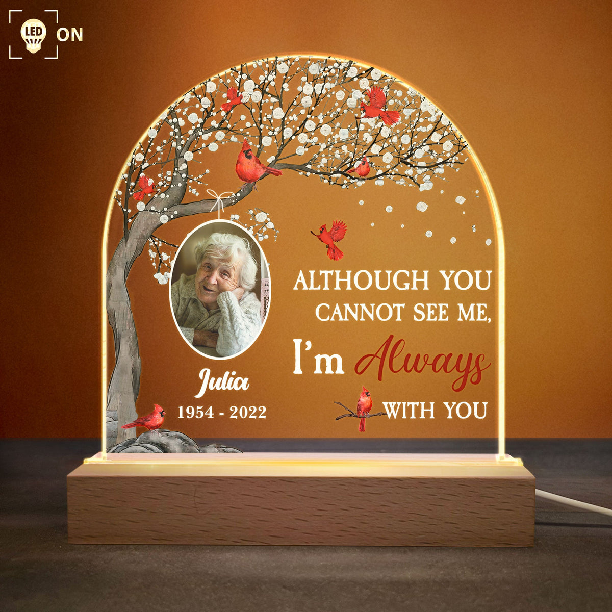 I Am Always With You - Personalized LED Light