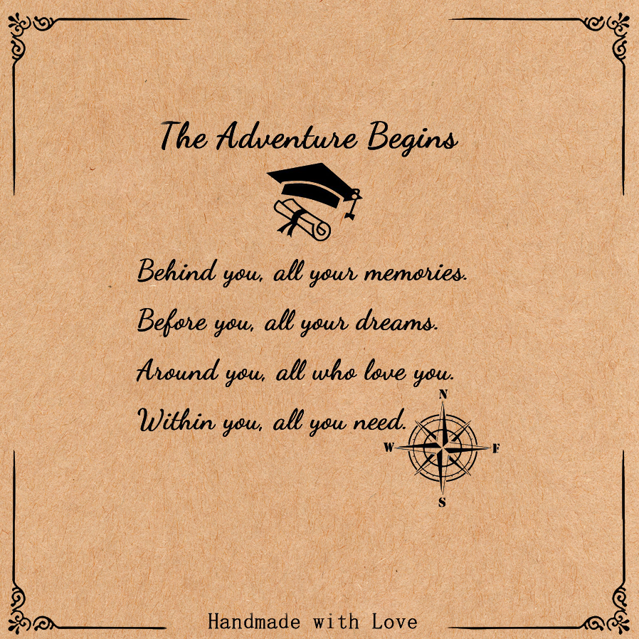 The Aldventure Begins - 2025 Graduate Compass Bracelet