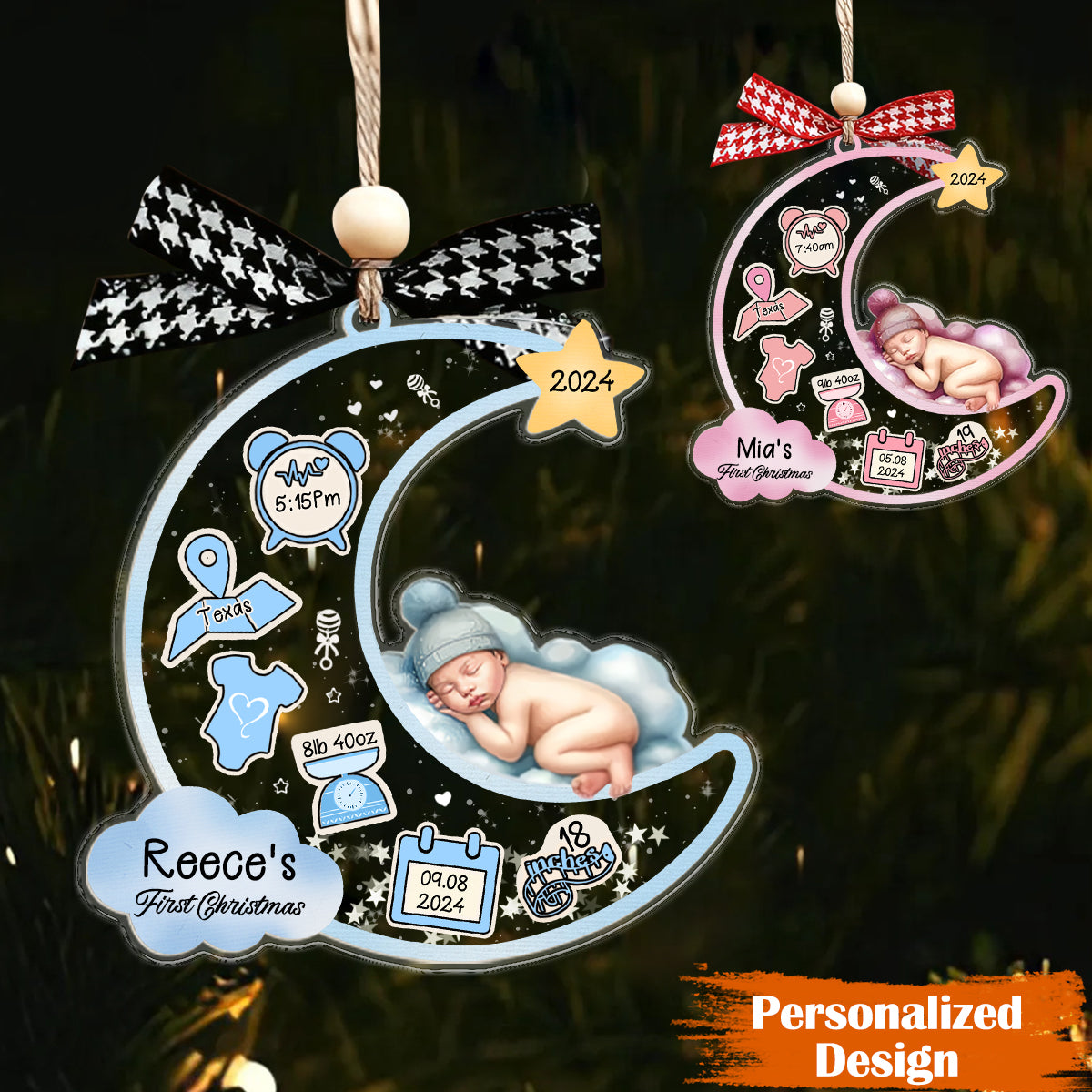 Personalized Customization-Newborn's first Christmas Gift Acrylic Ornaments