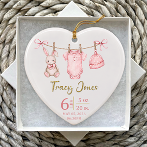 Personalized Baby's First Christmas New Baby Ornament