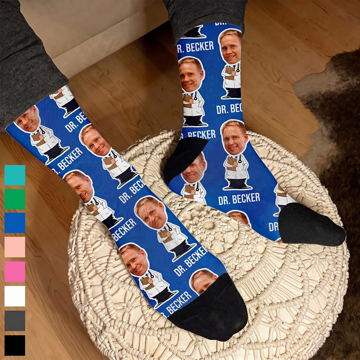 Personalized Doctor Face Socks-Custom Photo Funny Socks Gift For Doctors