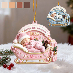 Personalized 2026 New Baby's 1st Christmas Ornament, Children Xmas Gifts