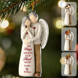 Always On My Mind Forever In My Heart - Personalized Memorial Ornament