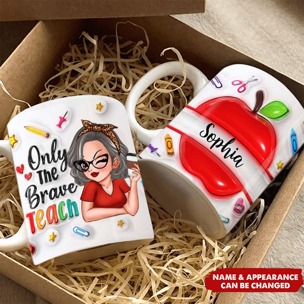 Gift For Teacher The Brave Teach Personalized Mug