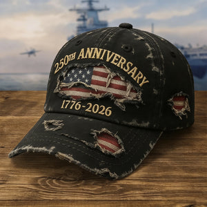 USA 1776 - 2026 Anniversary Baseball Hat, 250th Freedom Cap