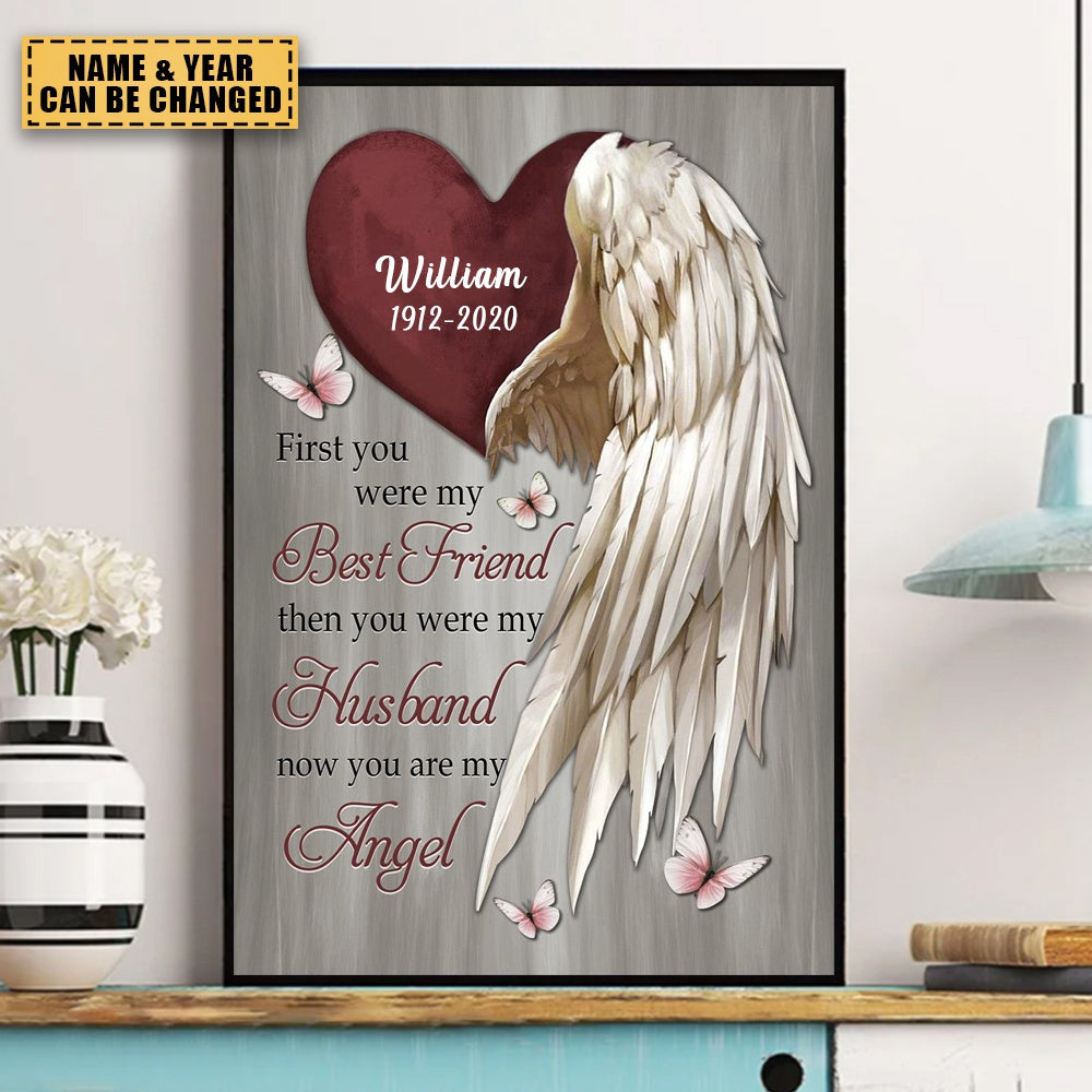 First You Were - Personalized Vertical Poster-Memory gift