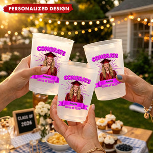 Personalized Senior 2026 Photo Cup | Graduation Party Favor | Senior Night Grad Gift