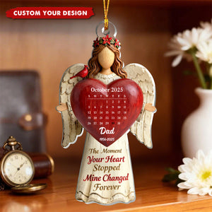 The Moment Your Heart Stopped - Personalized Acrylic Ornament
