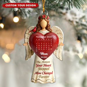 The Moment Your Heart Stopped - Personalized Acrylic Ornament