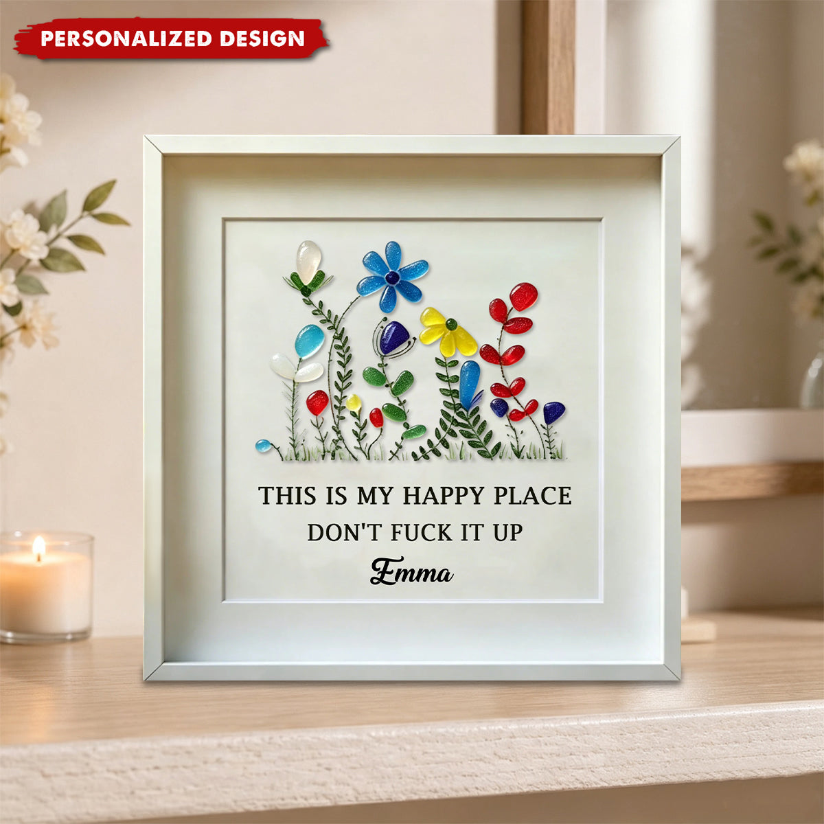 “This Is My Happy Place” Acrylic Plaque