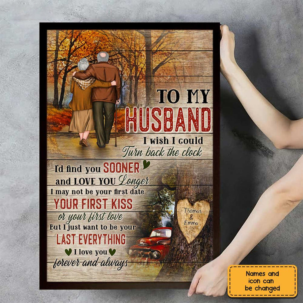 To My Husband Autumn Forest Poster