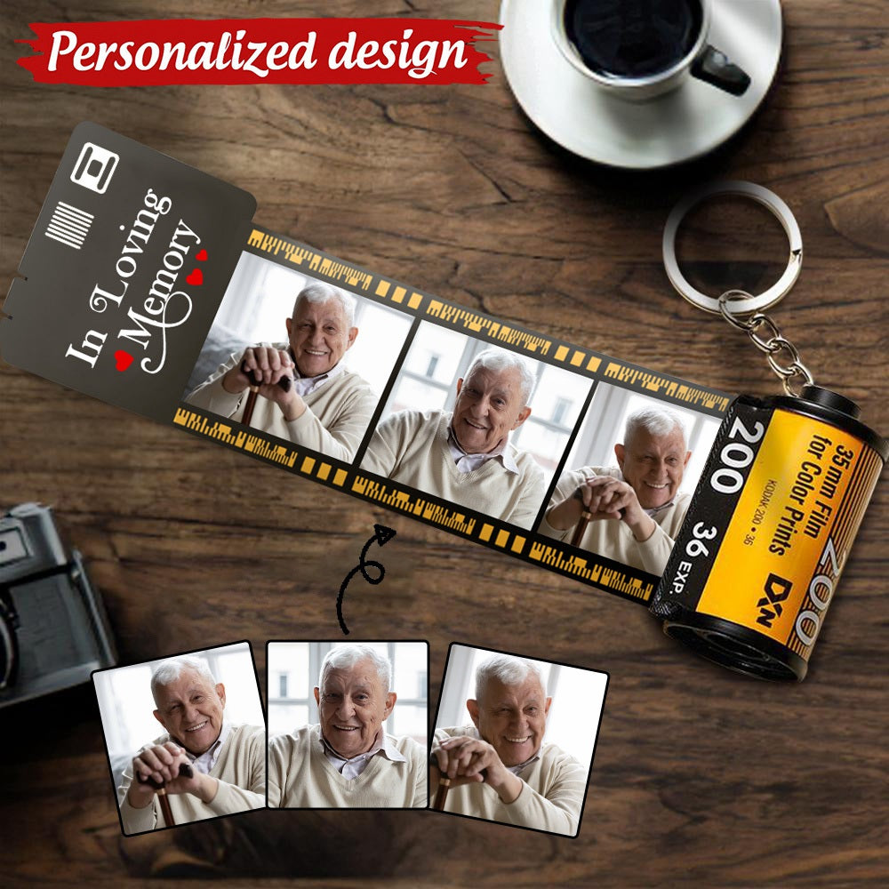 I'm Always With You Personalized Film Roll Keychain