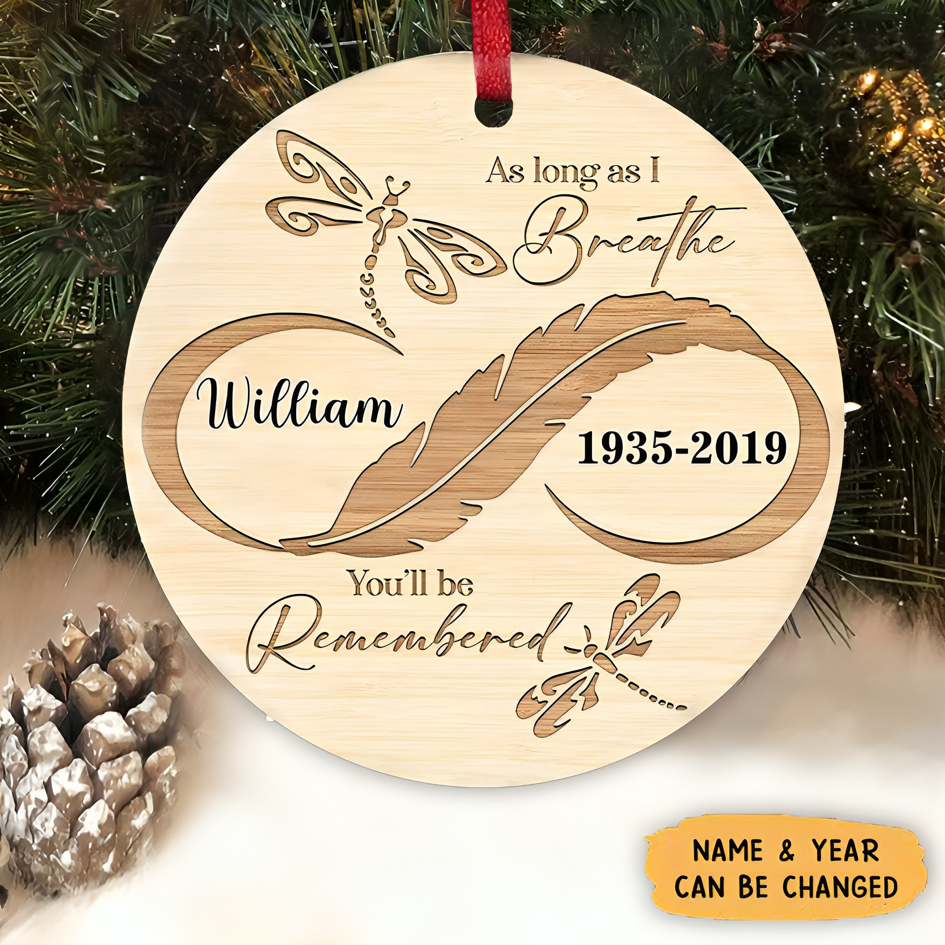 Dragonfly Memorial Ornament- Memory Gift