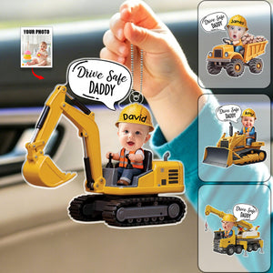 Personalized Kid Photo Truck Car Hanging Ornament