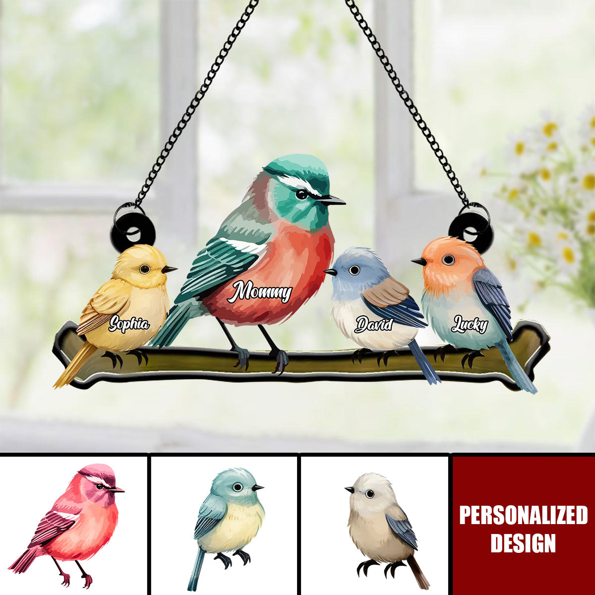 Blessed To Be Called Mommy - Personalized Custom Suncatcher