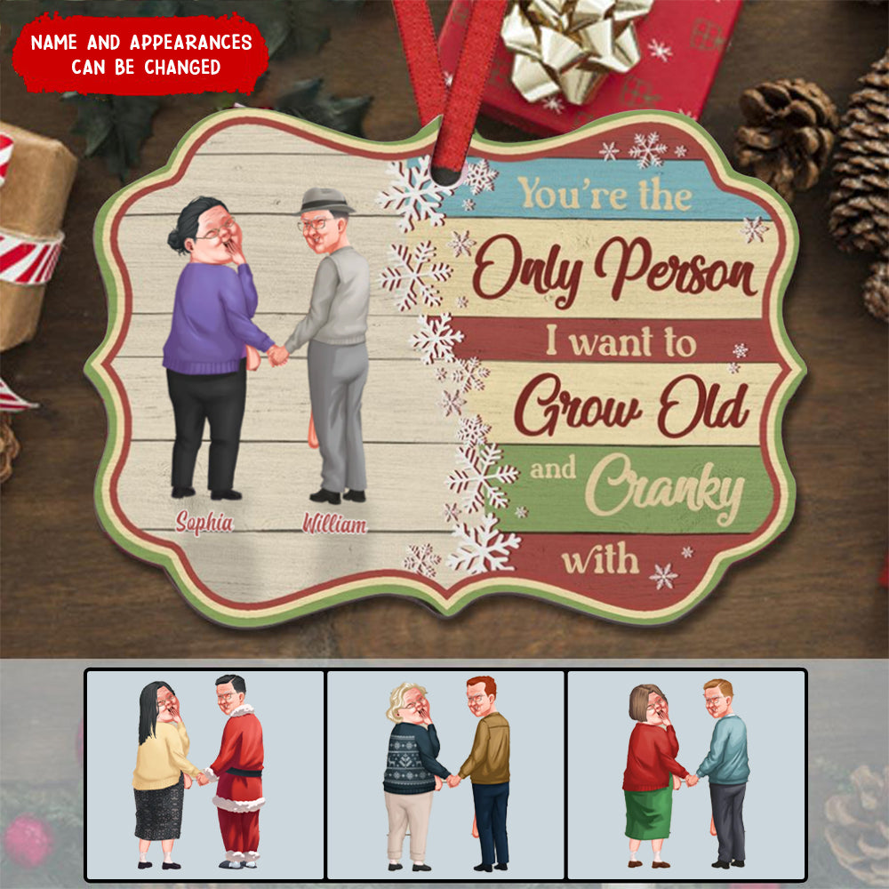 You're The Only Person, Medallion Wood Ornament, Gifts For Husband - Gifts For Wife