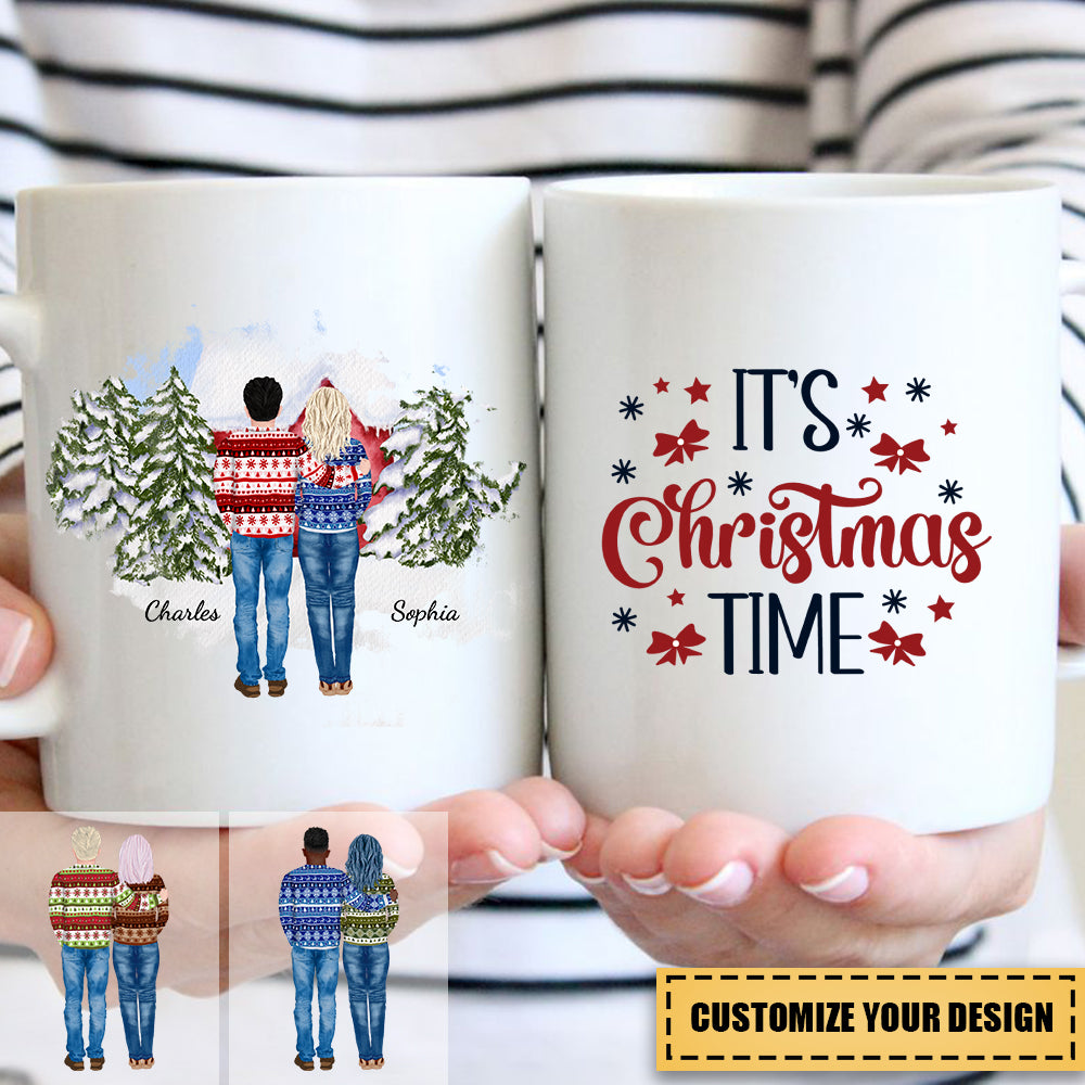 It's Christmas Time Personalized Mug-Gift For Couple