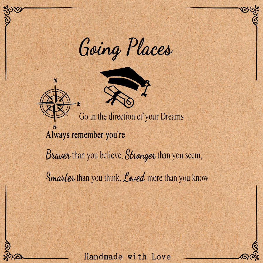 The Aldventure Begins - 2025 Graduate Compass Bracelet