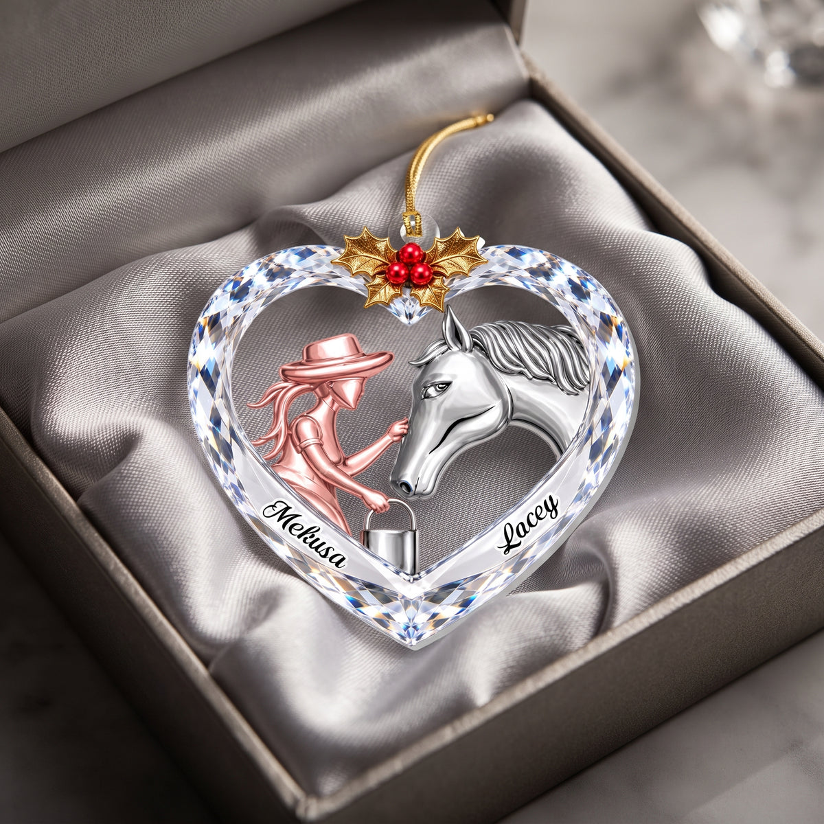 Forever Bound By Love - Personalized Acrylic Ornament
