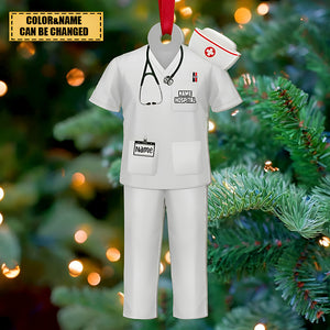 Personalized Nurse Uniform Acrylic Ornament