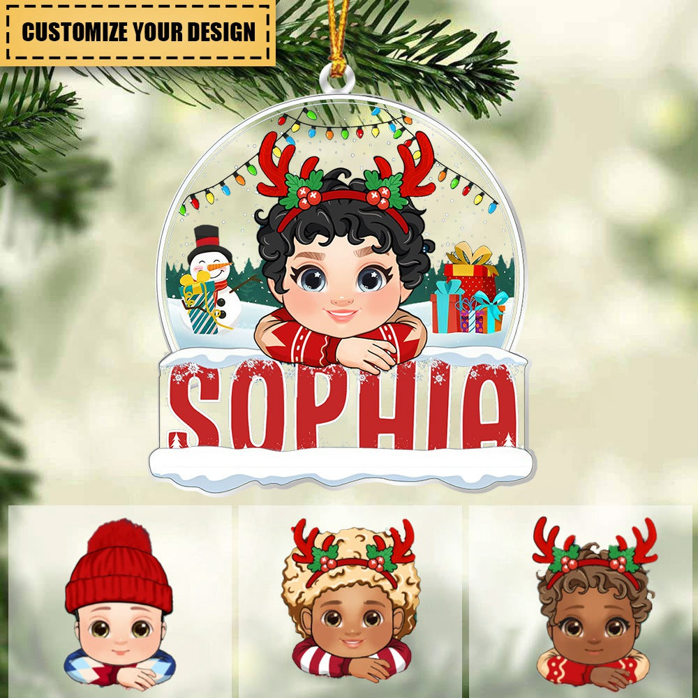 2023 Kids Custom Christmas Names - Personalized Acrylic Ornament