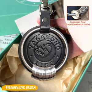 Personalized Country Name Washers, Visited Country Tag Keychain, Traveler Charms