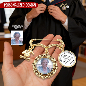 Personalized Photo 2026 Graduation Cap Memorial Tassel Photo Lapel Pin