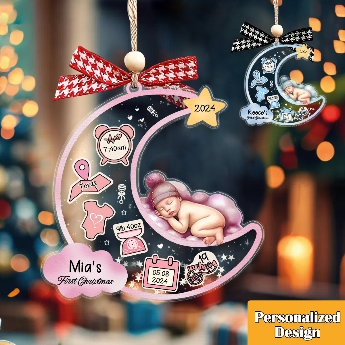 Personalized Customization-Newborn's first Christmas Gift Acrylic Ornaments