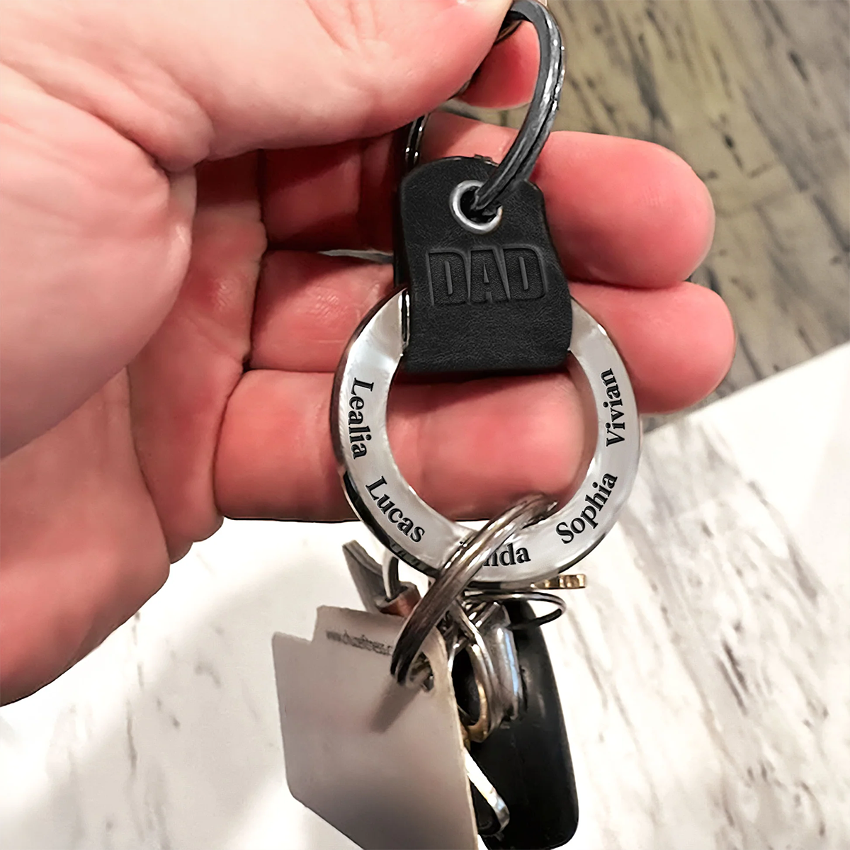 Personalized Kids' Name Keychain, Gift For Father's Day