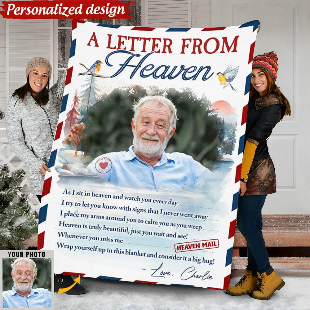 Wrap Yourself Up In This Blanket - Personalized Photo Blanket
