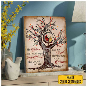 Cardinal My Mind Still Talks To You Canvas