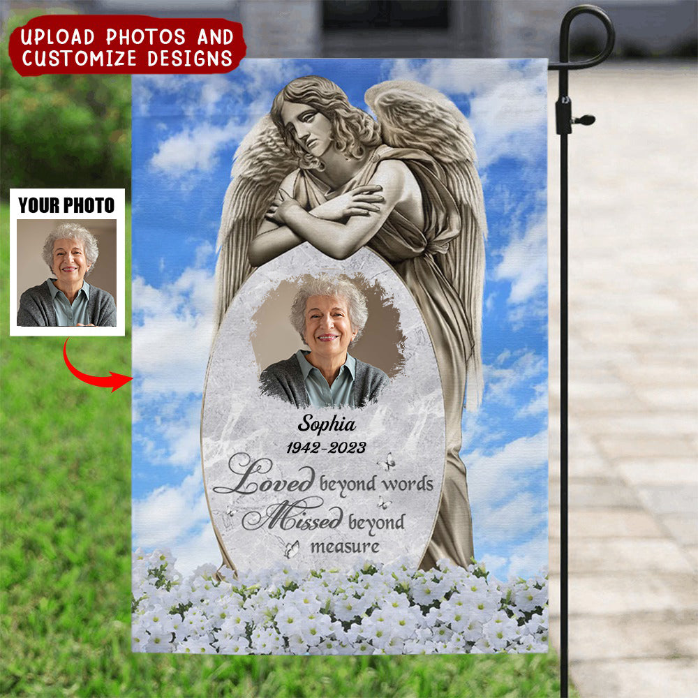 Custom Personalized Memorial Garden Flag Sign - Memorial Gift Idea