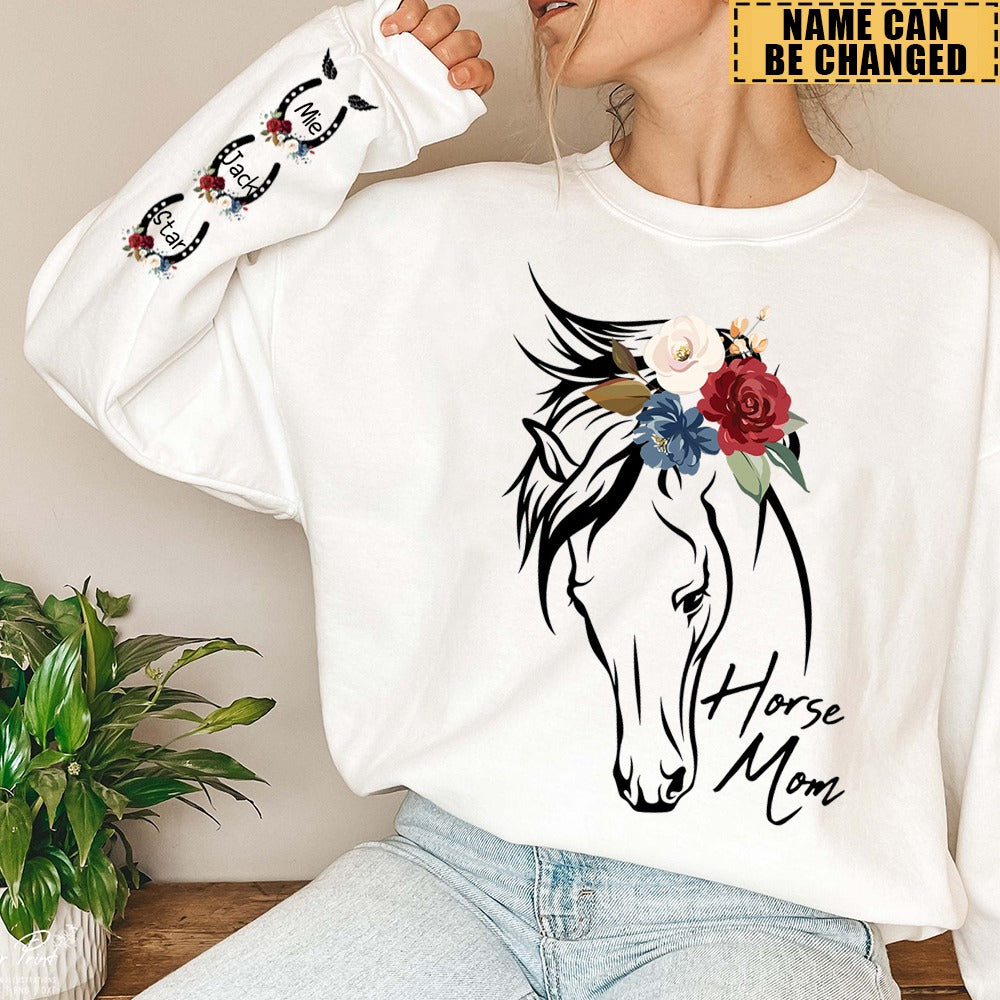 Horse Mom - Personalized Sweatshirt