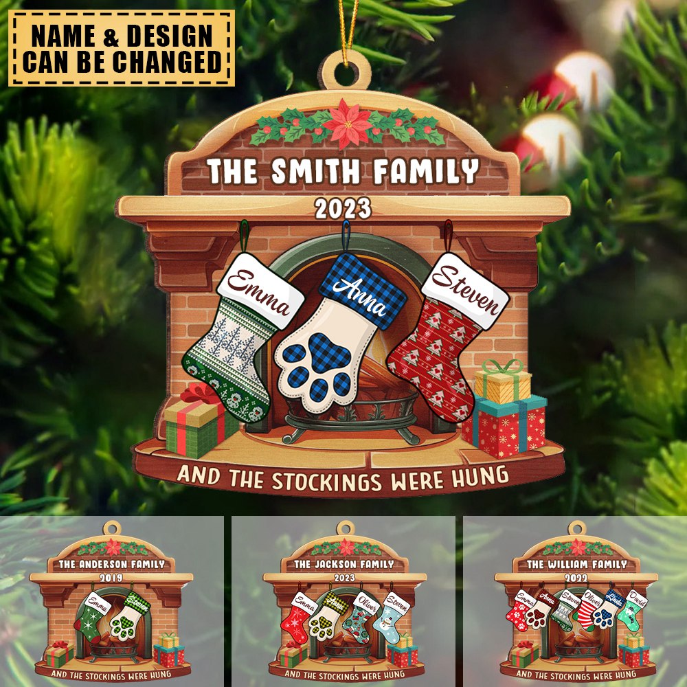 Let's Make A Wish -  Gift For Family Members-Personalized Christmas Wood Ornament